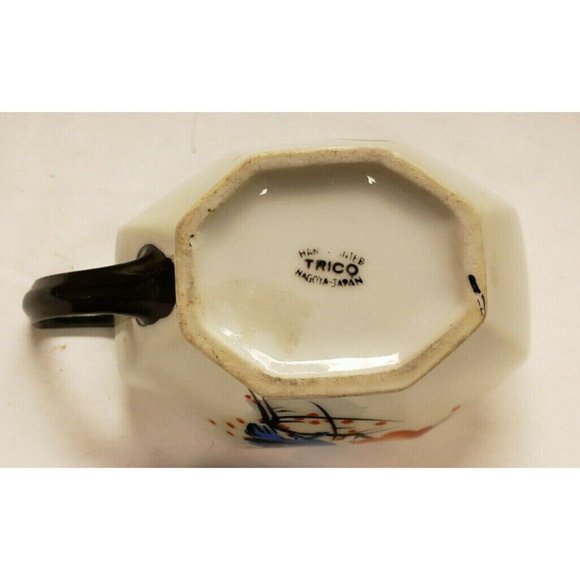 Creamer, Vintage, Hand Painted, Porcelain, Bird&Flowers, Trico, Japan VG - Picture 4 of 4